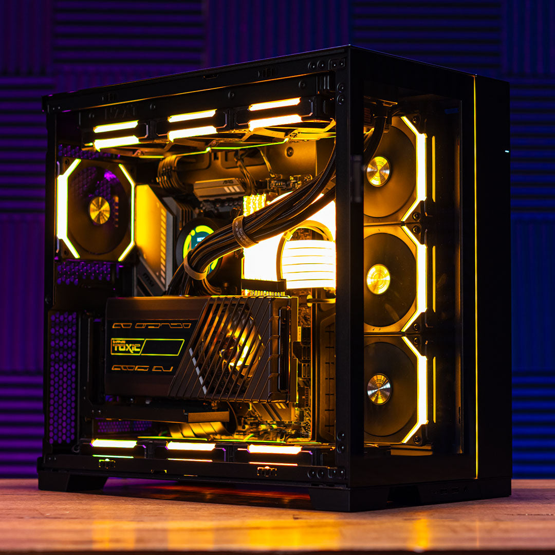 Hashim's Golden Gaming PC Featuring Team Red | Cataclysm Computers