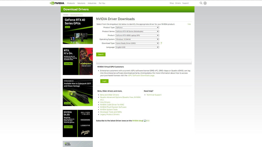 How to update your Nvidia graphics drivers | Cataclysm Computers